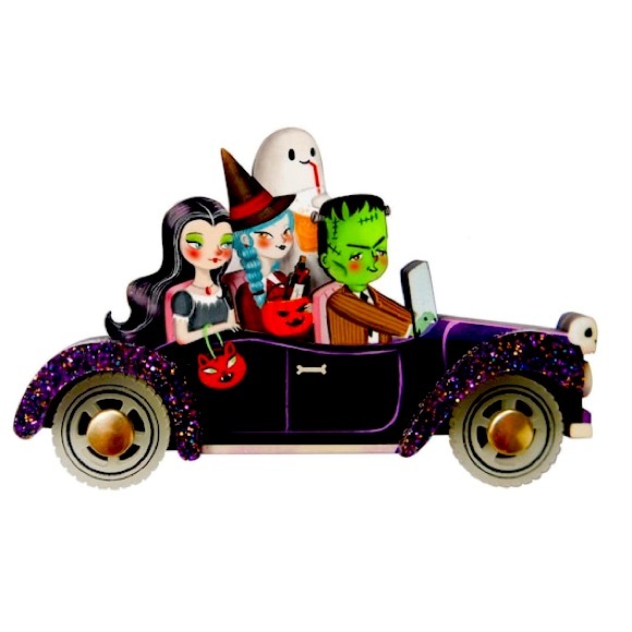 New “Frankenstein's car brooch” by LaliBlue - Picture 4 of 7